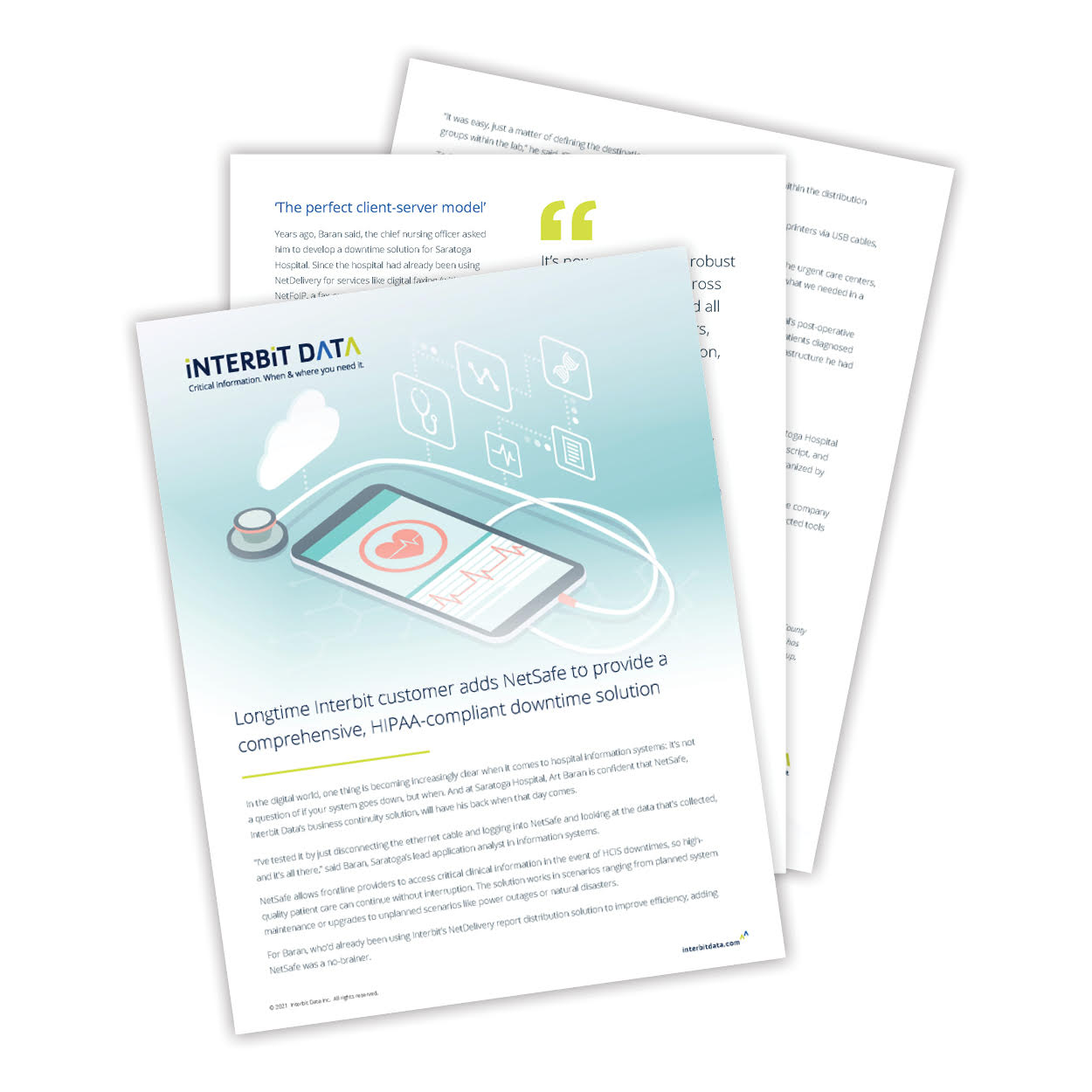 Saratoga NetSafe Success Story